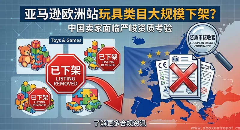 中国卖家大批玩具类目被亚马逊下架？欧洲站资质审核正在明显收紧